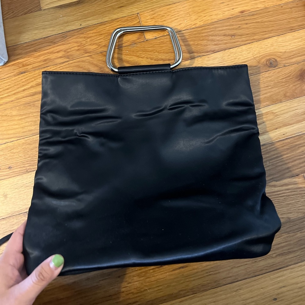 Urban Outfitters Satin Black Bag